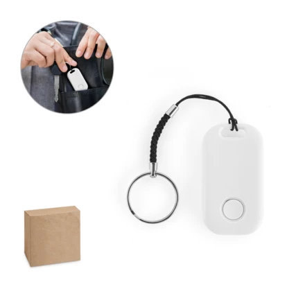 DAMY. Bezprzewodowy lokalizator o kompaktowej, lekkiej konstrukcji, wykonany z przetworzonego tworzywa ABS (100% rABS) (NPS-97145-106)