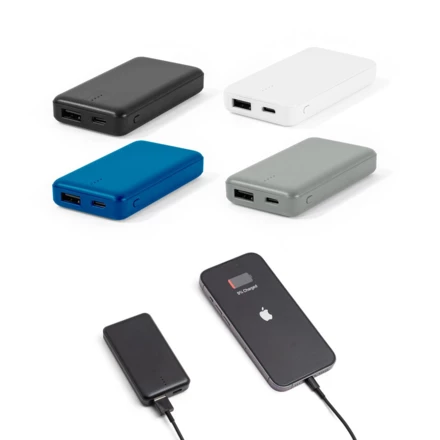 SHERYL. Power bank 4.000 mAh w ABS pochodzącego z recyklingu (100% rABS) (NPS-97195-104)