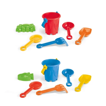 VALLARTA. Wiadro plażowe z PP z 5 akcesoriami (NPS-98161-124)