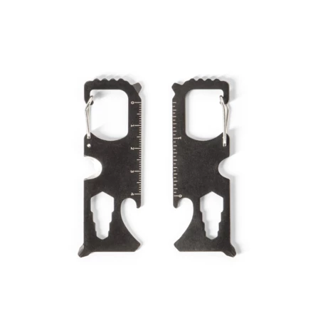 SCREWY. Karta wielofunkcyjna ze stali nierdzewnej z 8 funkcjami (NPS-98165-103)