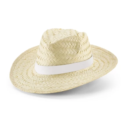 EDWARD RIB. Natural straw hat with sublimated ribbon (NPS-99085-106)