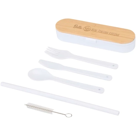 Runa zestaw sztućców z bambusową pokrywką (NPC-12636501)