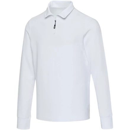 Apollo koszulka polo z zamkiem do połowy i długimi rękawami, uniseks 245 g/m² - XS (NPC-39551010)