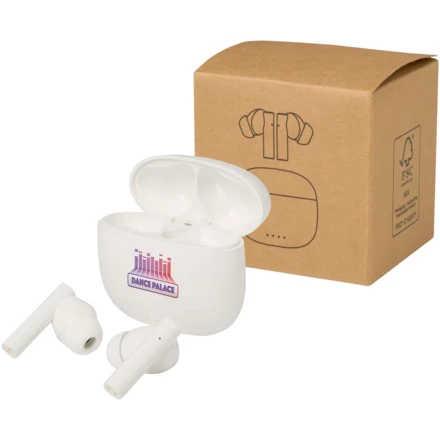 Alterf zestaw słuchawkowy True Wireless z technologią Bluetooth® z tworzyw sztucznych pochodzących z recyklingu i silikonowym (NPC-12448201)