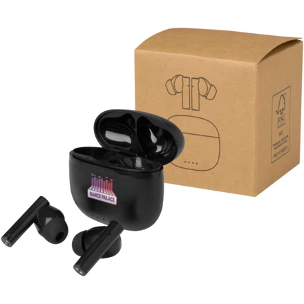 Alterf zestaw słuchawkowy True Wireless z technologią Bluetooth® z tworzyw sztucznych pochodzących z recyklingu i silikonowym (NPC-12448290)