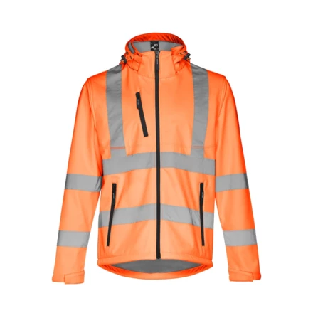 THC ZAGREB WORK. High-visibility softshell jacket (unisex, class 111) (NPS-30182-198-S)