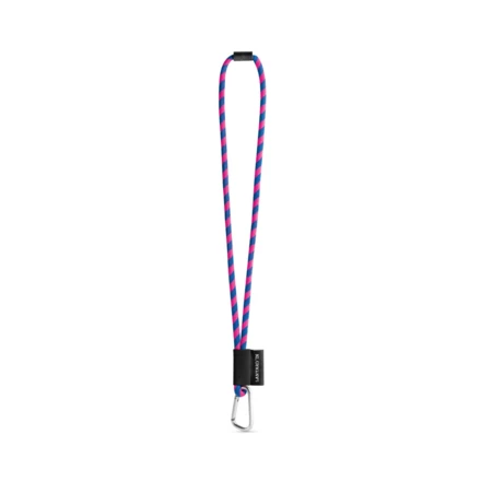 75089. SET Lanyard TUBE Long (Ø 7 mm) with D-shape carabiner 55 mm and safety lock Ø 7 mm (NPS-75089-366)