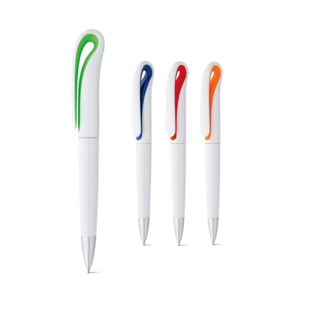 TOUCAN. Ball pen with twist mechanism and clip (NPS-91396-128)