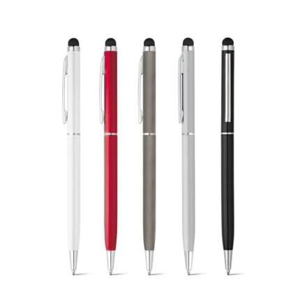 ZOE. Aluminium ball pen with twist mechanism and touch tip (NPS-91624-103)