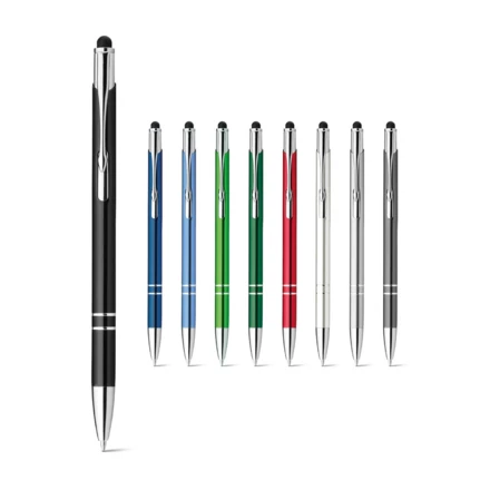 GALBA. Aluminium ball pen with touch tip and clip (NPS-91849-127)