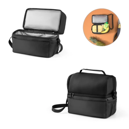 ZIPPERS COOLER. Torba chłodząca 8'5L z żakardu 300D i 840D (NPS-92097-103)