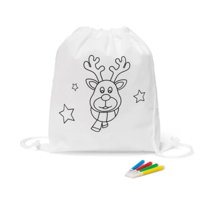 GLENCOE. Children's colouring drawstring bag (NPS-92621-106)