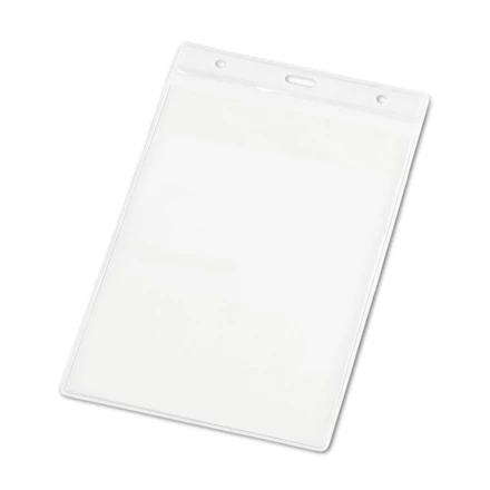 WHITMAN. Pionowe etui na identyfikator wykonane z PVC (NPS-93359-110)