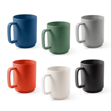 MIGHTY. Ceramic mug with cylindrical body 330 mL (NPS-94273-104)