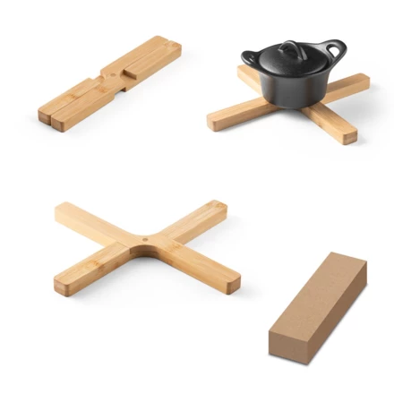 SHANDY. Zestaw bambusowych podstawek (NPS-94320-160)