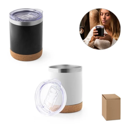 SOLBERG TUMBLER. Stainless steel travel cup 400 mL (NPS-94327-106)