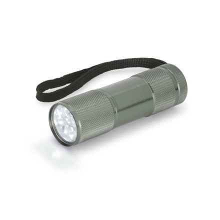 FLASHY. Aluminum flashlight with 9 LEDs (NPS-94736-147)