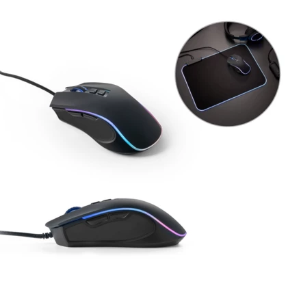 THORNE MOUSE RGB. Mysz do gier z kablem o długości 1.5 m i oświetleniem LED RGB z ABS (NPS-97133-103)