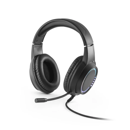 Thorne Headset RGB. ABS gaming headphones with 2m cable, microphone and RGB LED lights (NPS-97135-103)