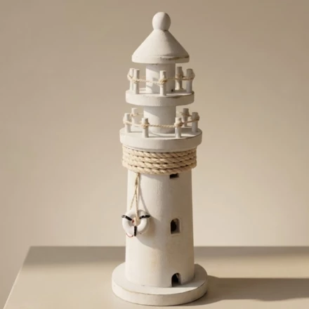 Drewniana Latarnia Morska Dekoracja - DT2509 (NMT-322855)