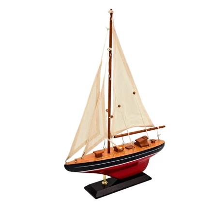 Drewniany Model Jachtu Żaglowego - F1705 (NMT-322862)