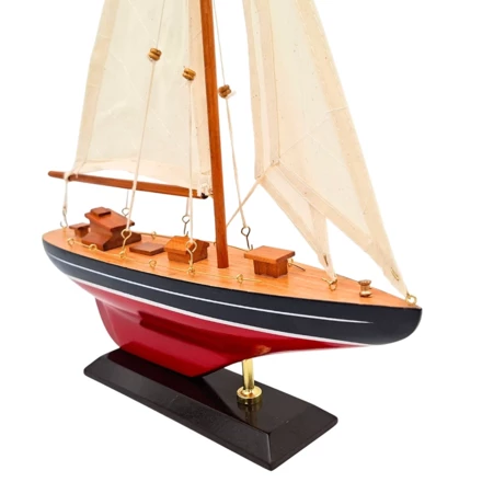 Drewniany Model Jachtu Żaglowego - F1705 (NMT-322862)