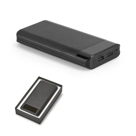 RAMAN. Power bank 16 000 mAh z wyświetlaczem ABS (NPS-97905-103)