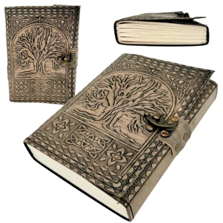 Skórzany Notatnik Retro Drzewo Życia – 200 stron 125 GSM - H019 (NMT-323807)