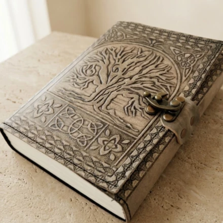 Skórzany Notatnik Retro Drzewo Życia – 200 stron 125 GSM - H019 (NMT-323807)