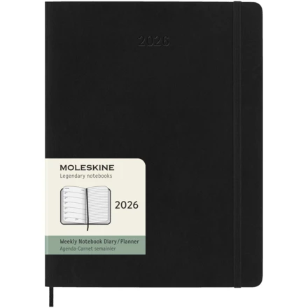 Moleskine 12-miesięczny notatnik XL w miękkiej oprawie (NPC-10775590)