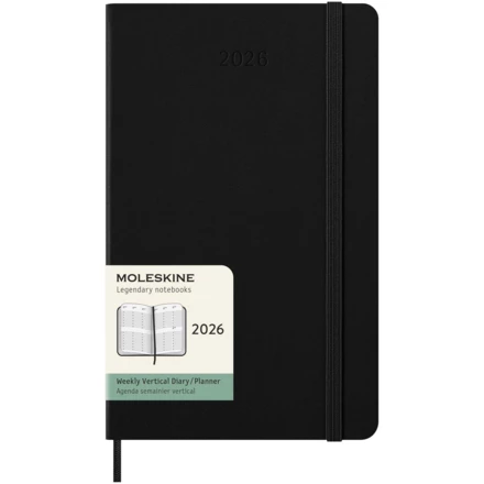 Moleskine 12-miesięczny pionowy planer L w twardej oprawie (NPC-10793790)