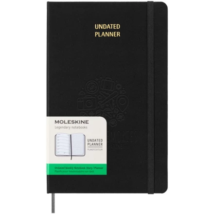 Moleskine planer tygodniowy L bez dat w twardej oprawie (NPC-10795290)