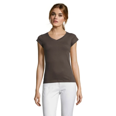 MOON Damski T-SHIRT 150g - MOON (NMO-S11388-DG-3XL)