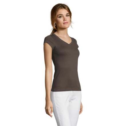 MOON Damski T-SHIRT 150g - MOON (NMO-S11388-DG-3XL)