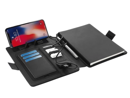 Organizer z Power Bankiem HERMANO 54713001 - czarny (NJG-54713001)