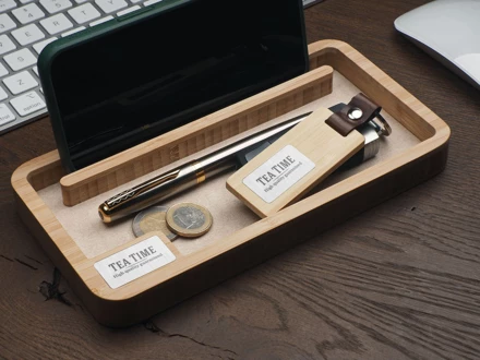 Drewniany organizer na biurko 1818292 (NJG-1818292)