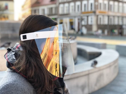 Przyłbica z podnoszoną szybą TEMIDA 1424162 (NJG-1424162)