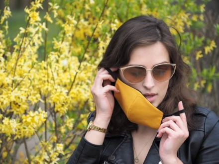 Maseczka bawełniana VENUS PRO z kieszonką i  filtrem HEPA 1378165 (NJG-1378165)