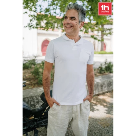 THC DHAKA WH. Men's polo shirt (NPS-30209-106-XXL)