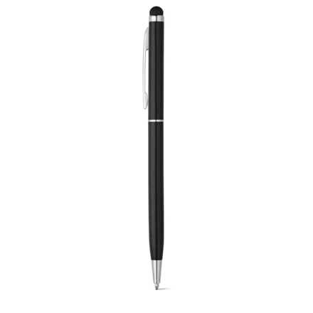 ZOE BK. Ball pen with touch tip in aluminium (NPS-81158-103)