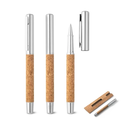 ANDREW. Rolka z korpusem ze stali nierdzewnej (90% rSS) i korkiem z klipsem (NPS-91783-160)