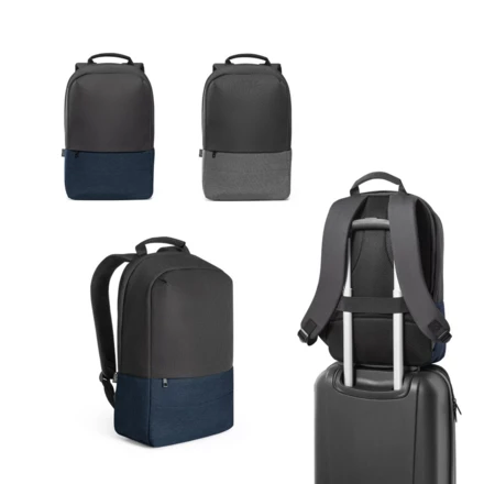 GENOA BPACK. Plecak antykradzieżowy z poliestru 600D o wysokiej gęstości pochodzącego z recyklingu (NPS-92190-113)