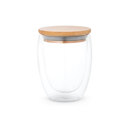 ECUADOR L. Borosilicate glass travel cup 350 mL (NPS-94767-160)