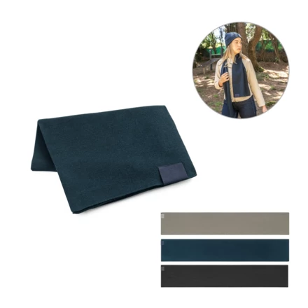 SERENITY. Szalik z poliestru z recyklingu (100% rPET) z przeszyciami do personalizacji (NPS-99097-103)