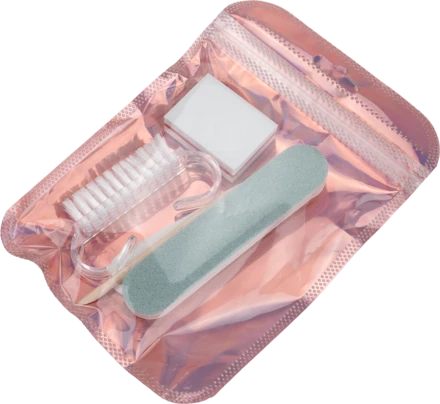 Mini zestaw do manicure - wielokolorowy - (NMC-IMP21)