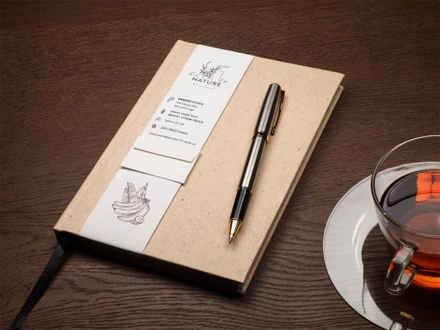 Notes Eko z bananowca 209734210 - beżowy (NJG-209734210)