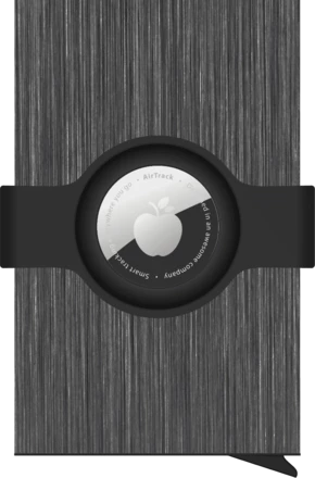 Etui na karty kredytowe RFID z uchwytem na Airtag 216315535 - szary - ciemny (NJG-216315535)