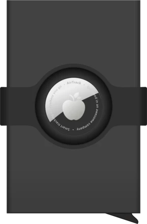 Etui na karty kredytowe RFID z uchwytem na Airtag 216310801 - czarny (NJG-216310801)