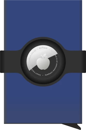 Etui na karty kredytowe RFID z uchwytem na Airtag 216310804 - granatowy (NJG-216310804)