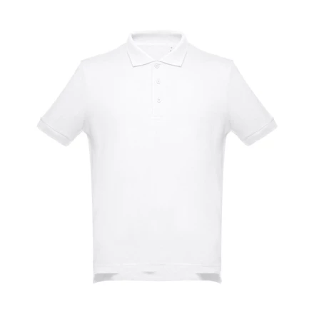THC ADAM WH. Kurzärmeliges Poloshirt aus Baumwolle für Herren. Weiße Farbe (NPS-30130-106-S)